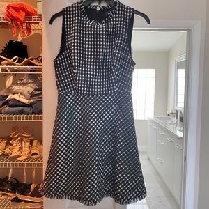 Lulus Checkered Plaid Tweed Dress